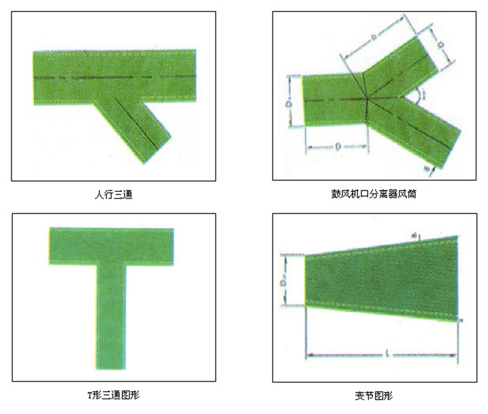 異型風筒布
